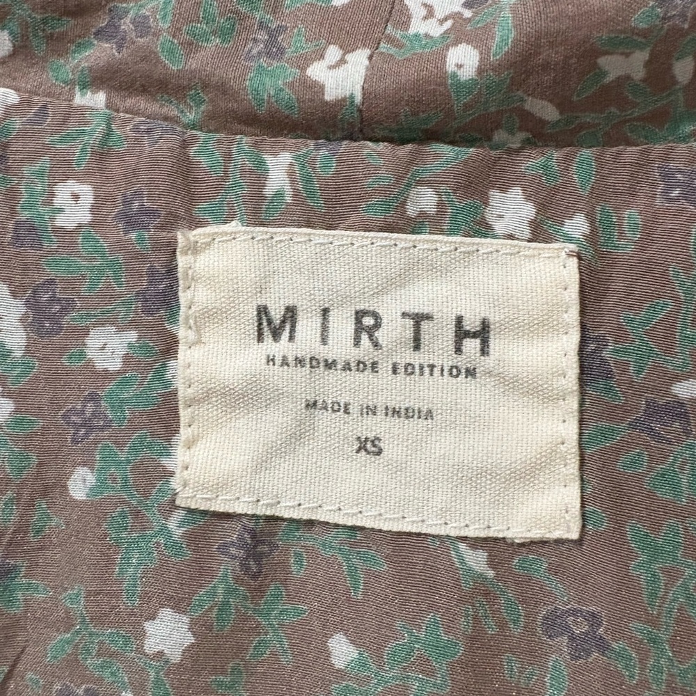 MIRTH Floral Neutrals Print Women's Dress Size XS - Picture 3 of 9